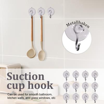 Suction Cups With Hooks Are Very Suitable For Signs Installed Holiday Suction Cup Hook Wall Hook For Hanging Various Purposes Wall Mount Without Nails