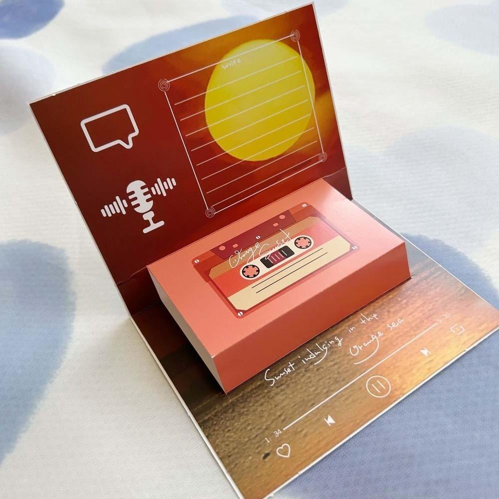30 Seconds Recorder Greetings Card Button Batteries Confession of Love Artifact  Couple