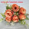 Silk Rose Artificial Flower For Wedding And Hotel Decor With Realistic Design For Photography And Home Styling