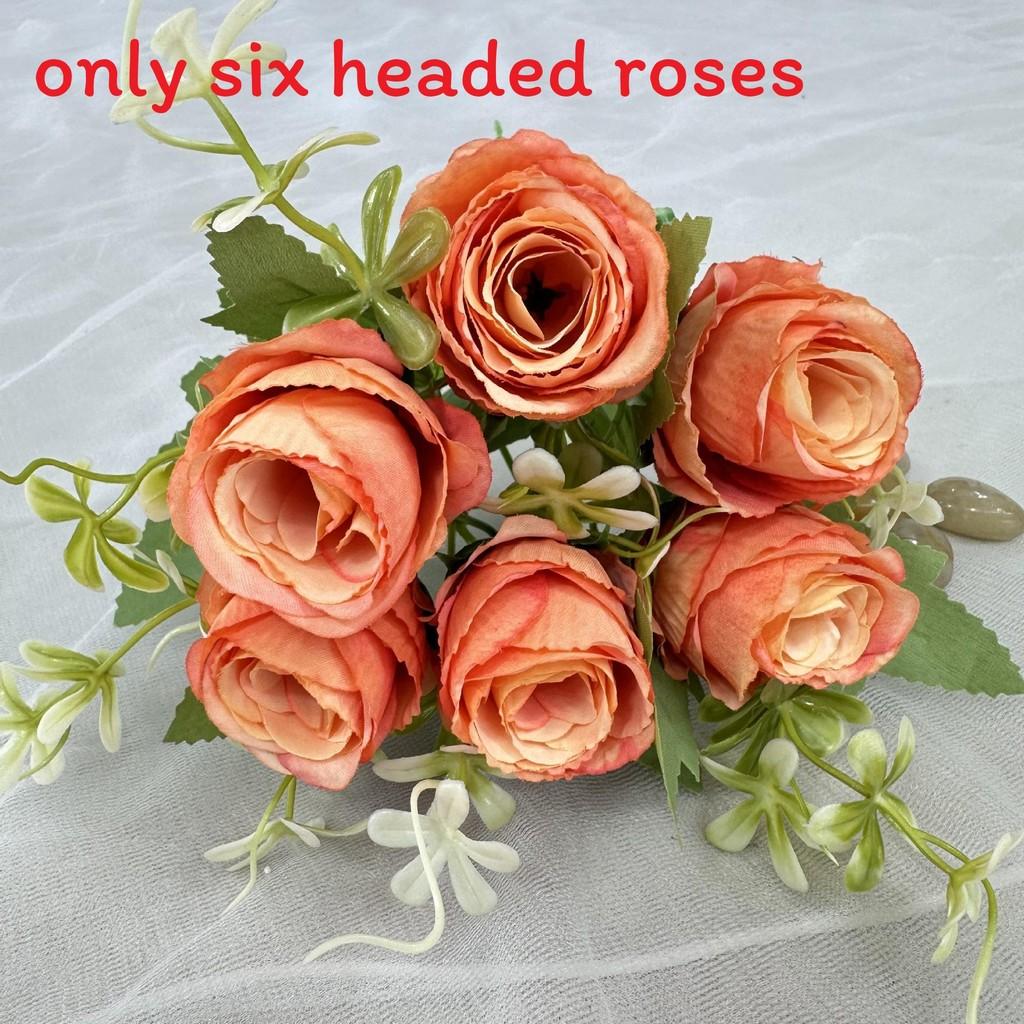 Silk Rose Artificial Flower For Wedding And Hotel Decor With Realistic Design For Photography And Home Styling