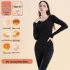 Lenzing Modal Thermal Underwear Set: 80-count, Slim Fit, Round Neck, Couples' Warm Autumn Suit for Men & Women