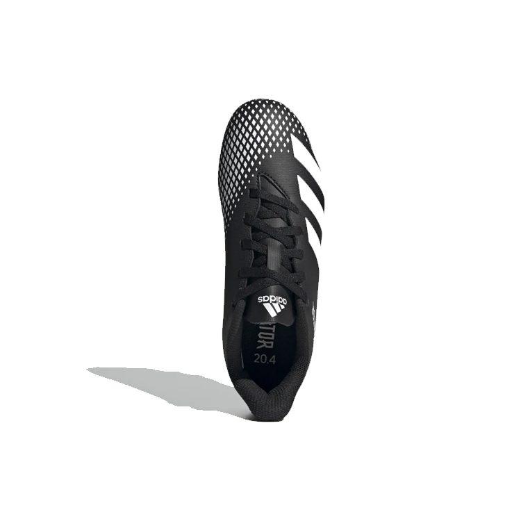 adidas Predator 20.4 20.4 Fxg Game Ready Slip Resistant Abrasion Resistant Low Top Kids' Soccer Shoes Black White Kids' FW9221