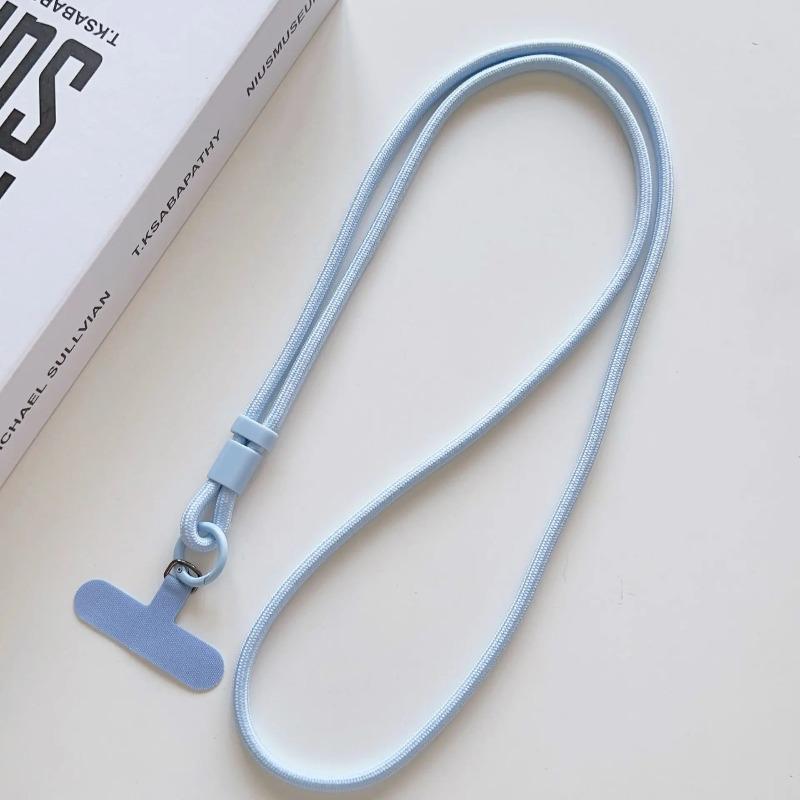 Universal Crossbody Phone Lanyard Neck Strap with Keychain Charm Durable Soft Lanyard for Phone Keys Card Holder Daily Accessories