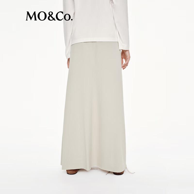 MO&Co. Women's High-Waist A-Line Long Skirt