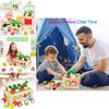 Colorful Educational Wooden Farm Fishing Shape Matching Car Toys For Kids