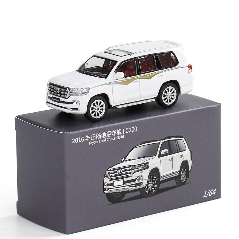 

1/64 Toyotas Land Cruiser LC200 2016 SUV Alloy Car Model Diecast Metal Off-road Vehicles Car Model Miniature Scale Kids Toy Gift