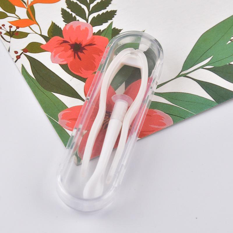 Upgraded Contact Lens Case with Tweezers & Stick - Conveniently Boxed Set