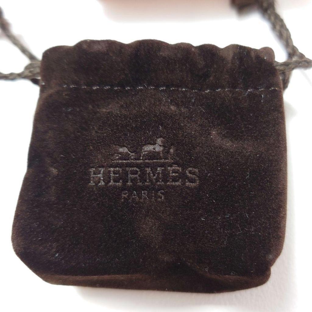 Used HERMES scarf ring "Mini-Malles" rose gold