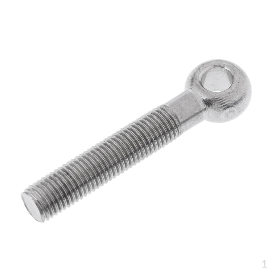 0/80/0/120/140mm Boat Durable Stainless Steel Threaded Eye M14 x 90mm