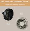 2025 NEW Car Mounted Small Fan USB Small Electric Fan for Car Air Outlet Gale Cool Colorful Light Fan Automotive Supplies
