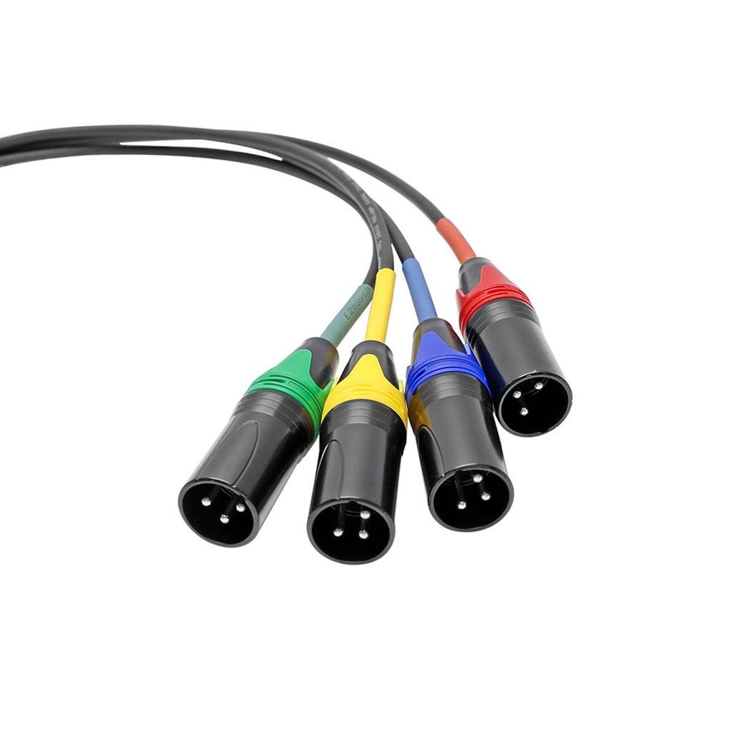 4 Channel XLR to RJ45 Sound Extender Cable Stage Metal Case 100m 328ft Transmission Balanced Signal Professional for