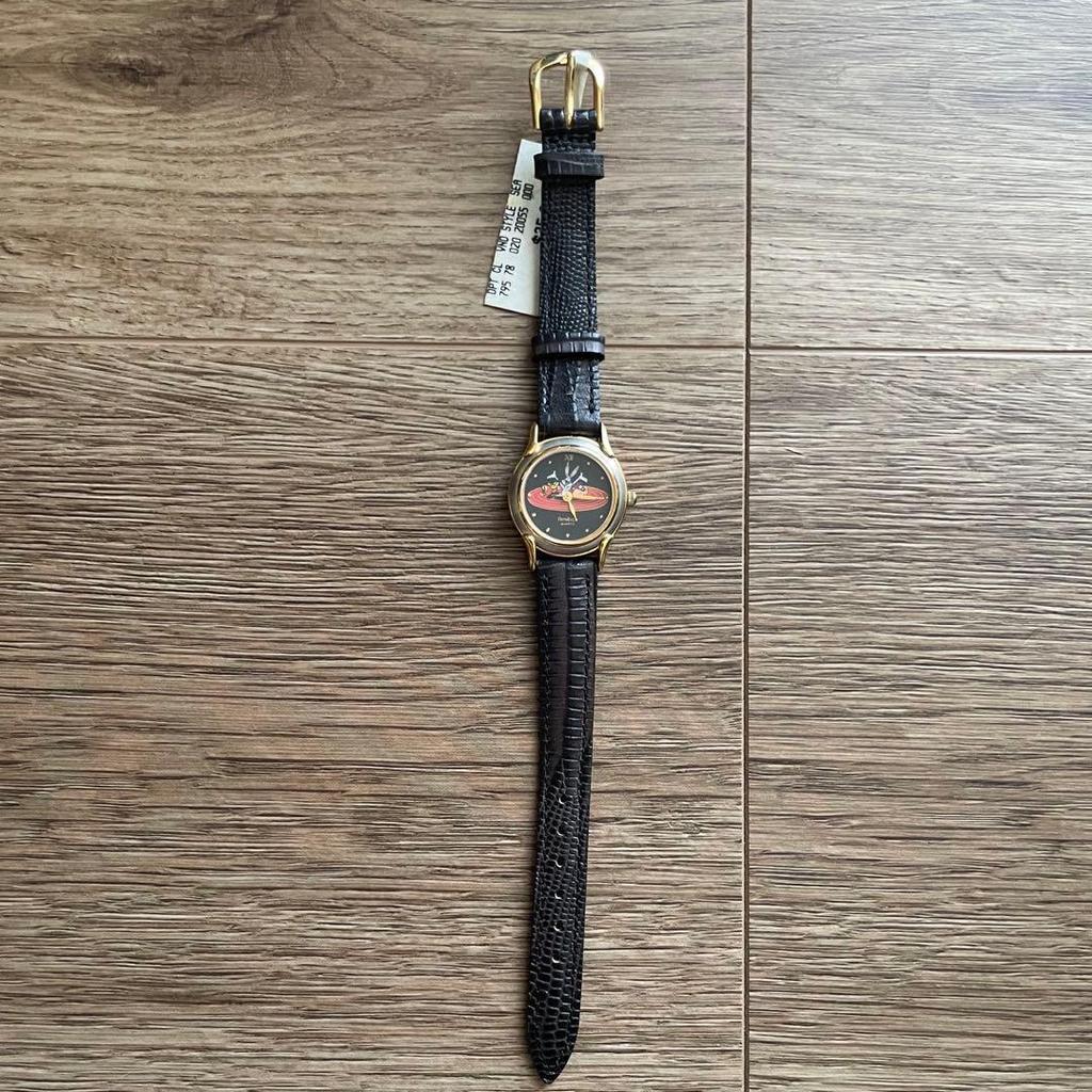 Used Rare Unused Armitron Bugs Bunny Daffy Duck Tweety Watch