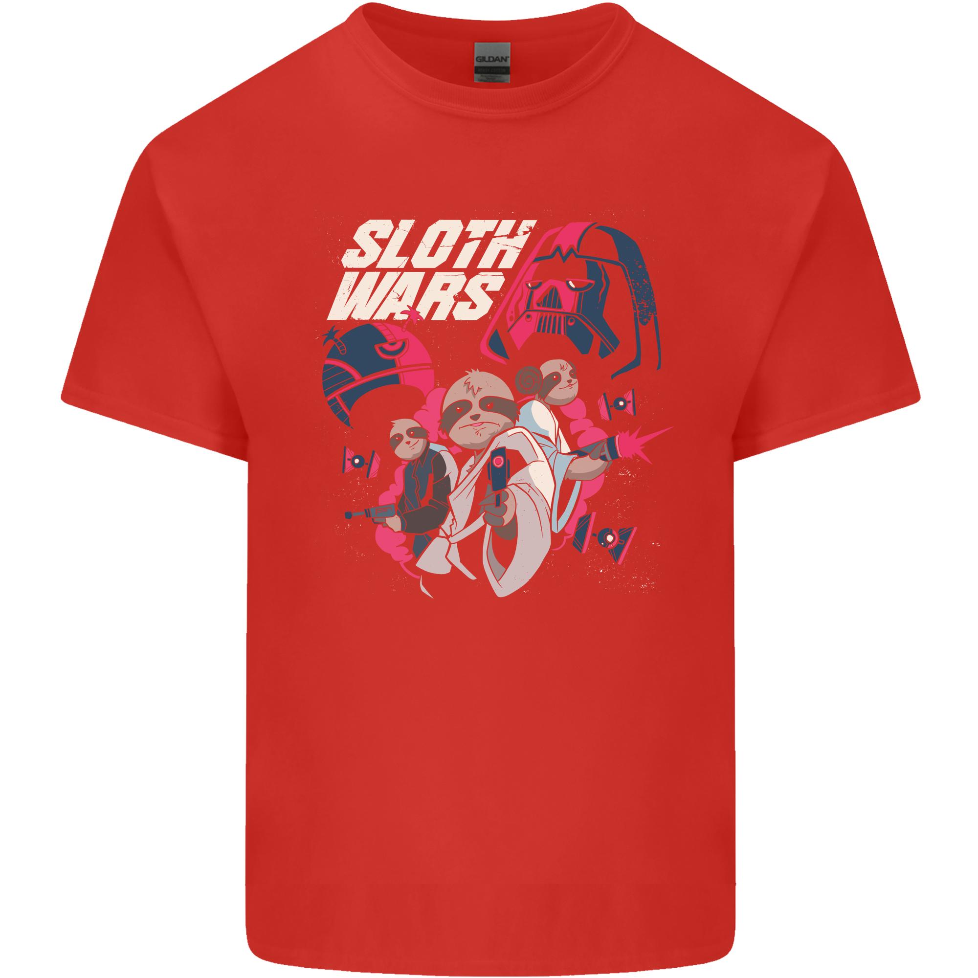 Sloth Wars Funny TV Movie Parody Unisexs Light Cotton TShirt S