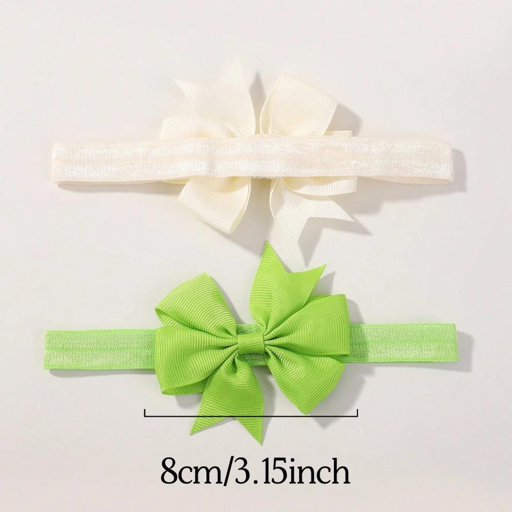 6pcs Baby Girl Headband Newborn Kids Children Rubber Bandage Bands Elastics Hair Accessory Hairbands  Bowknot Hair Accessories