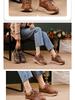 Guangzhou Huigu 2025 Autumn/Winter Women's Retro Thick Sole Cowhide Sports Shoes