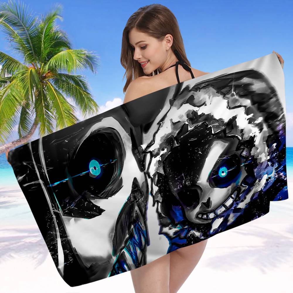 Hot Video Game U-Undertale Classic Movie Microfiber Blanket Quick Drying Beach Towels Super Absorbent Pool Towel Blanket
