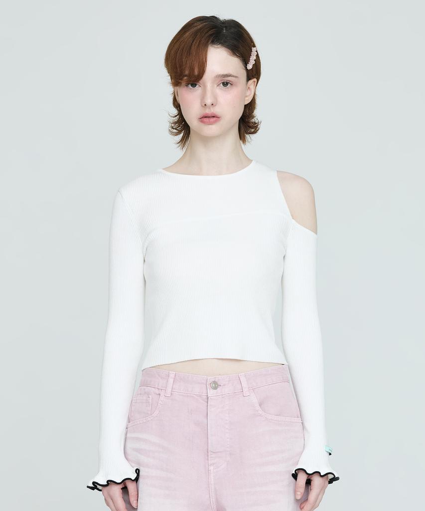 INSTANTFUNK One-Point Cutout Knit - Ivory