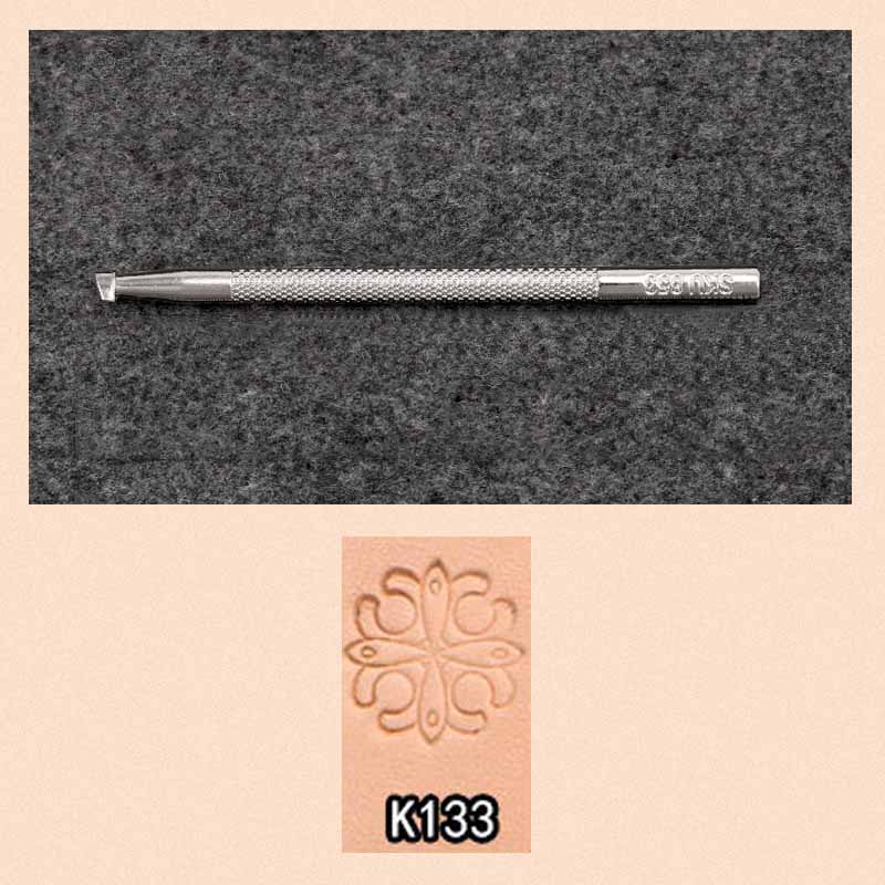 Leather Carving Printing Manual DIY Leather Alloy Printing Tools Special Printing Tools for Carving and Knocking Flowers K536