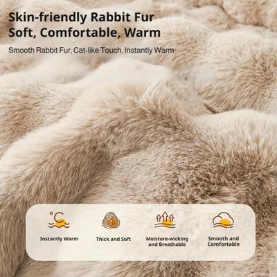 Winter Warm Calming Dog Bed Sofa Couch Cover Super Soft Plush Pet Blanket Mat for Small Medium Large Dogs Washable Cat Nest Cama