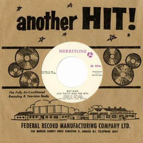 7inch Record LYNN TAITT, JETS - Bat Man / Joker DSRFED7003 Merritone/Dub S 1968 Japan Reggae, Ska & Dub Used