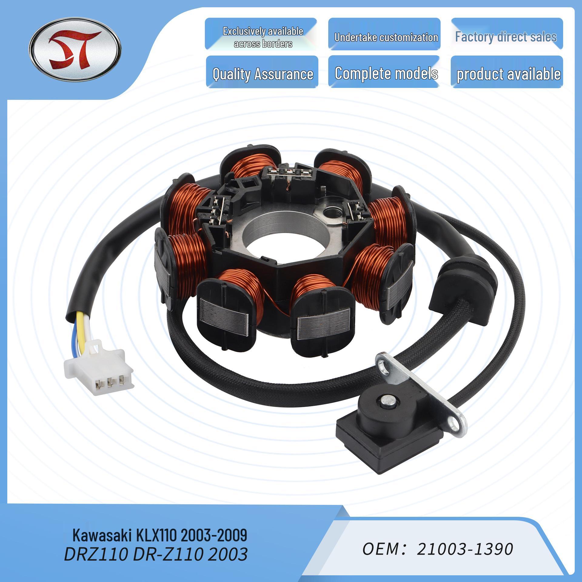 

KLX110/DRZ110/K2100 Motorcycle Scooter ATV Stator Coil (21003-1390/31390) Universal for Motorcycles