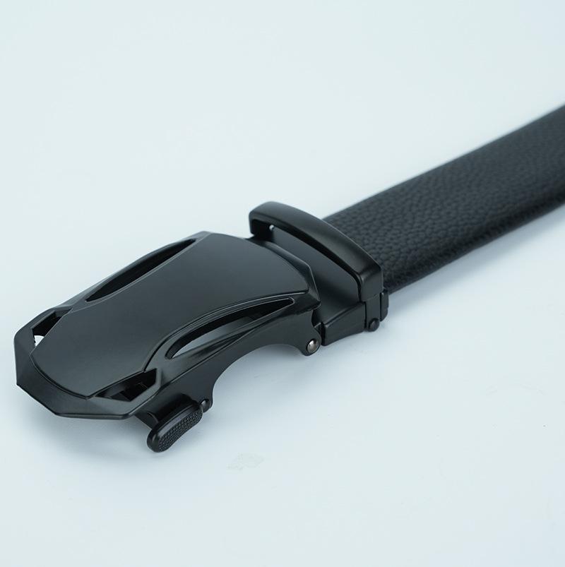 Men's Automatic Buckle Belt Business Men's Alloy Buckle Belt