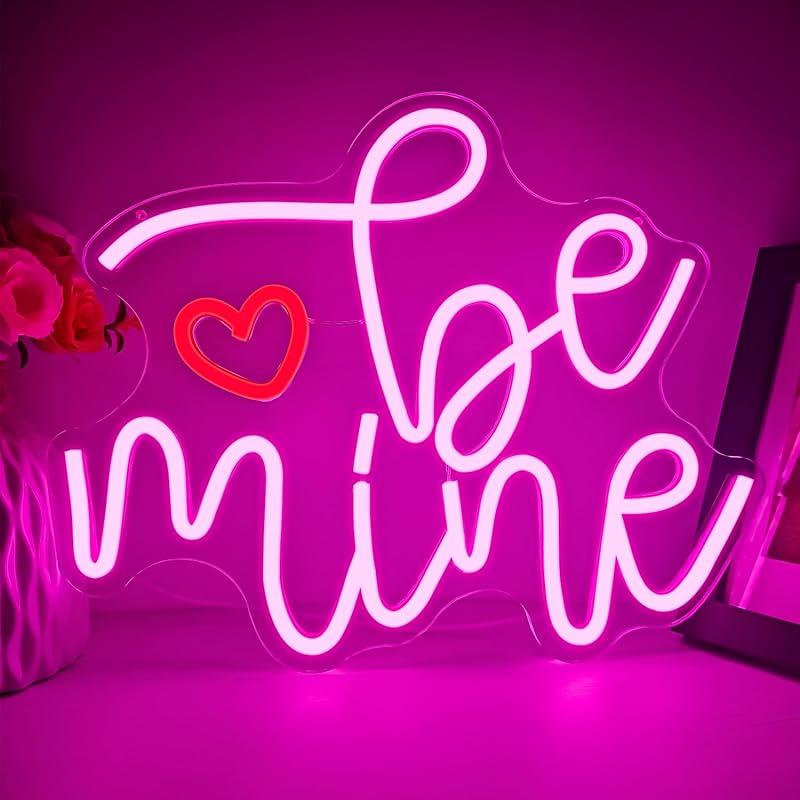 Valentines Day Neon Sign Valentines Teddy Bear Neon Signs for Wall Decor Dimmable Valentines Led Sign Bear Neon Lights for Bedroom Wedding