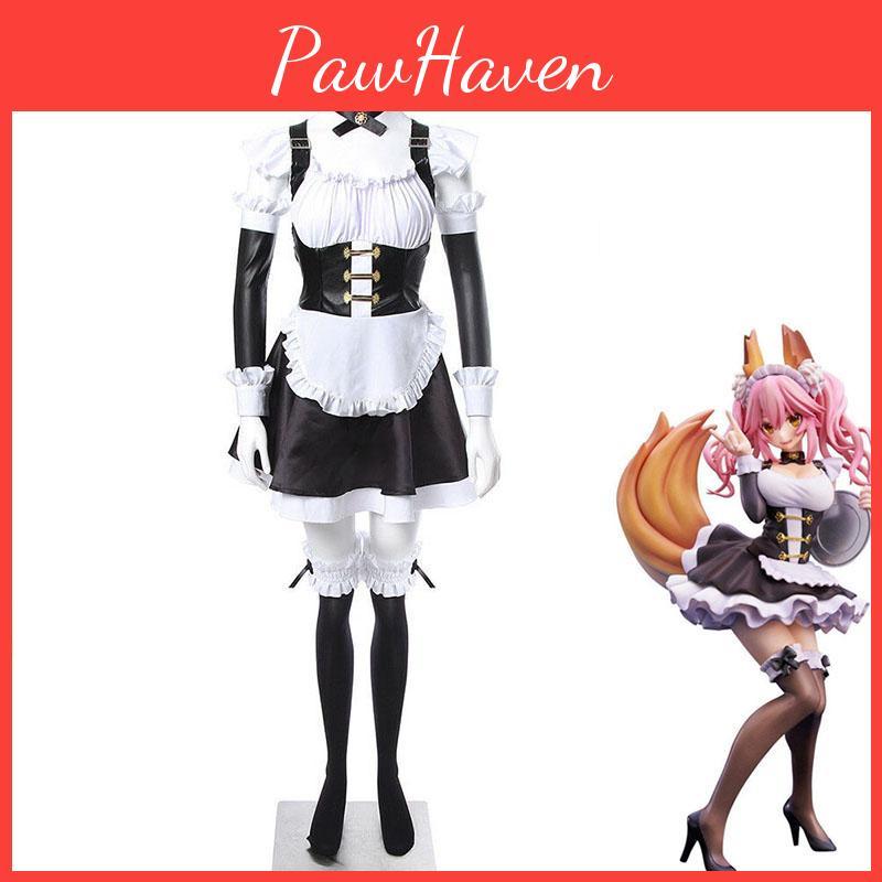Breathable Fgo Tamamo No Mae Cosplay Costume Full Set For Ultimate Comfort