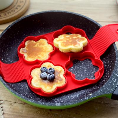 Kitchen Pancake Mold Fried Egg Maker Mold Non-stick Pancake Maker Silicone Baking Omelette Mould Kitchen Tool