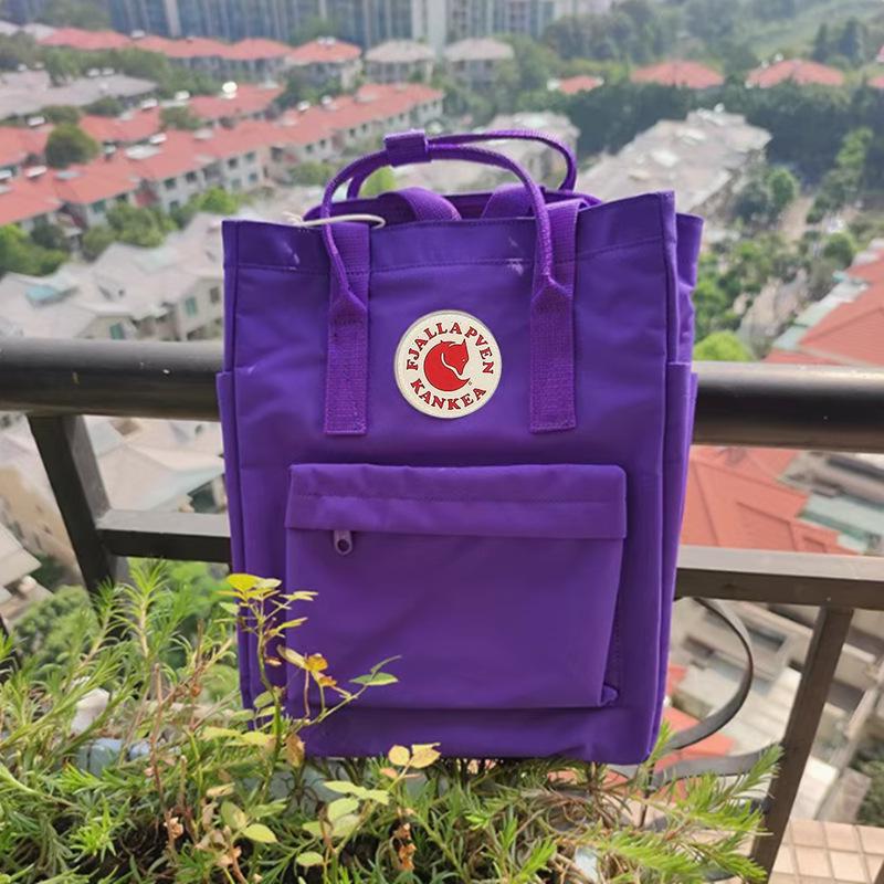 Outdoor Arctic Three-Way Backpack: Crossbody, Handbag & Bucket Bag with Fox Design