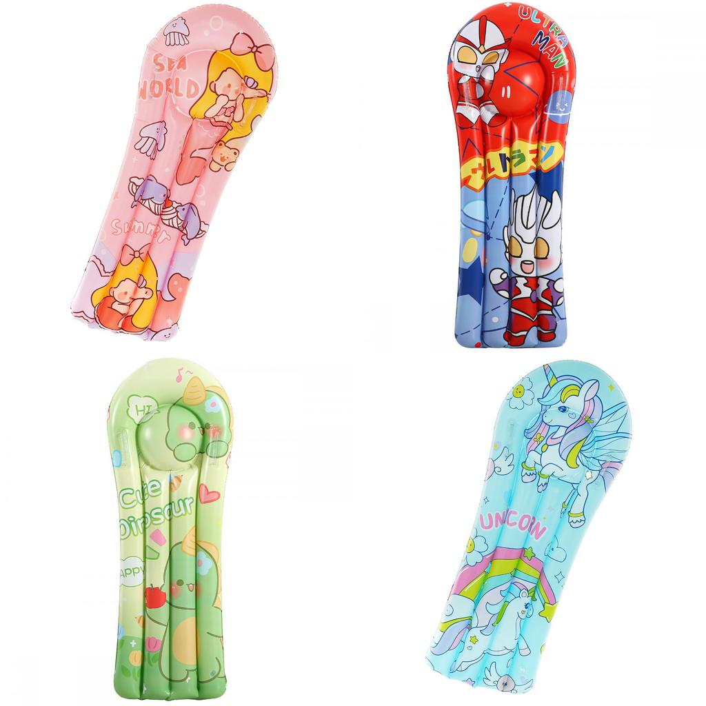 Xiao Lu Inflatable Surfboard Children's Floating Water Toy Ride-on Float Bed For Swimming Training Pink Mermaid