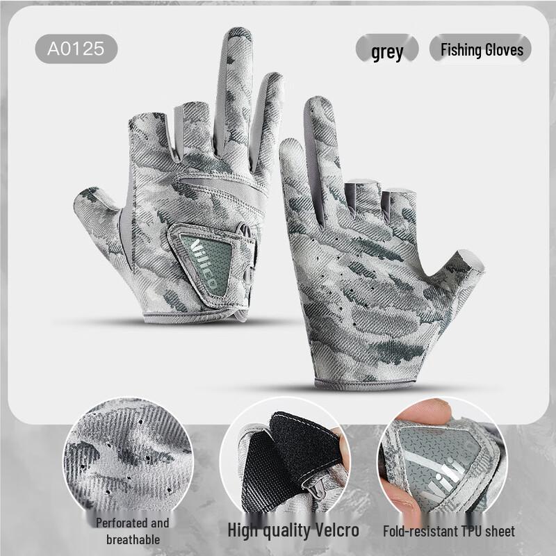 

Three Dolphins RWN 3-Finger Fishing Gloves M