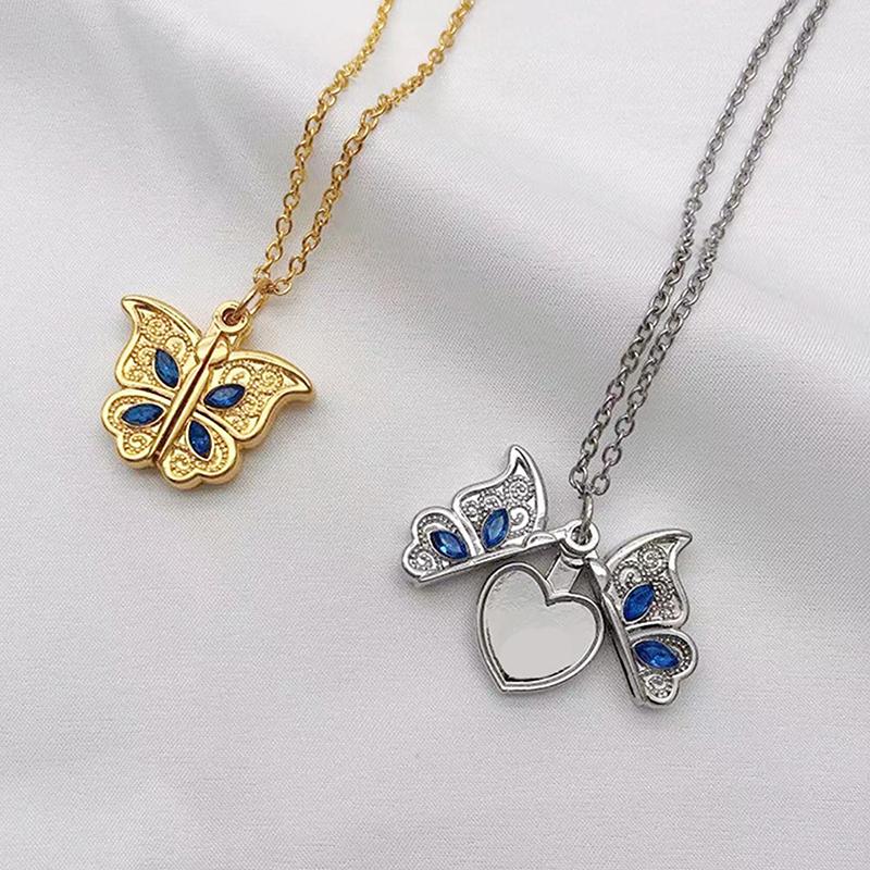 Butterfly I Love You Heart Luckly Butterfly Necklace For Women Girl Birthday