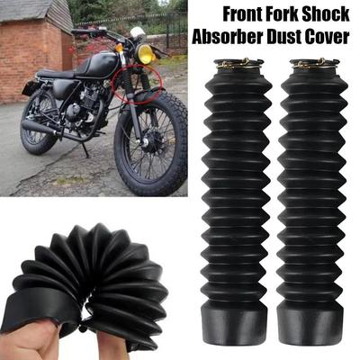 Manșon de protecție antipraf pentru motocicletă Cauciuc de amortizare 2 buc. Amortizor de șoc furcă față Capac de praf Ghâturi Cizme universale