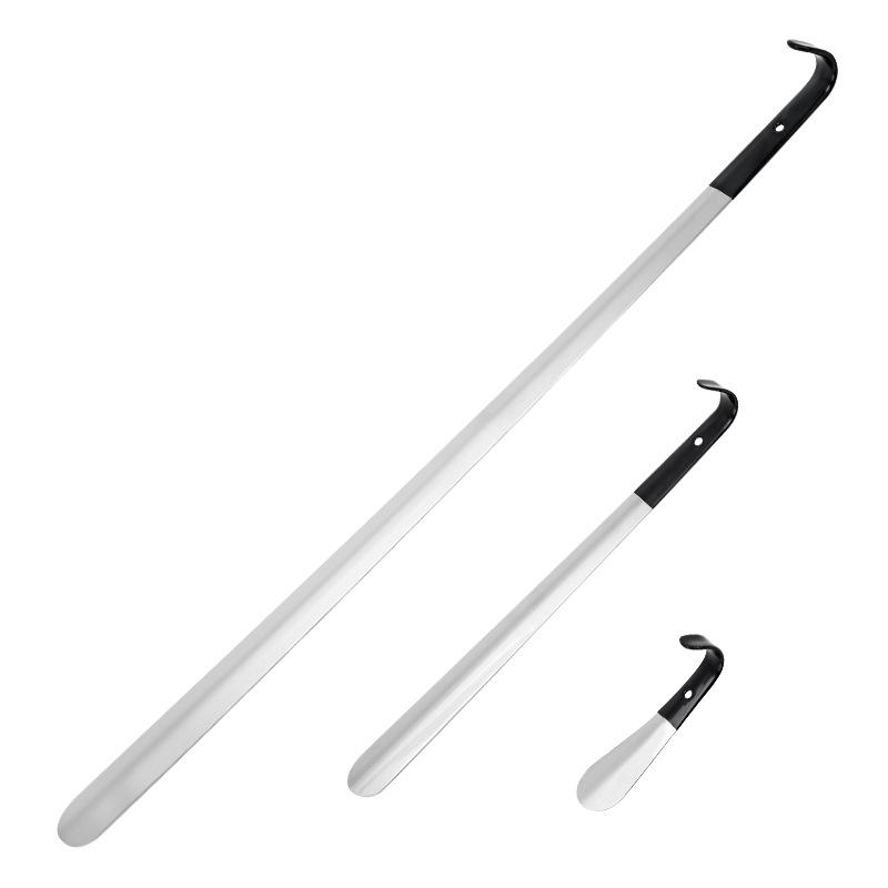 Stainless Steel Long Shoehorn for Easy Shoe Wearing - Ideal for Elderly & Pregnant Women Without Bending Over