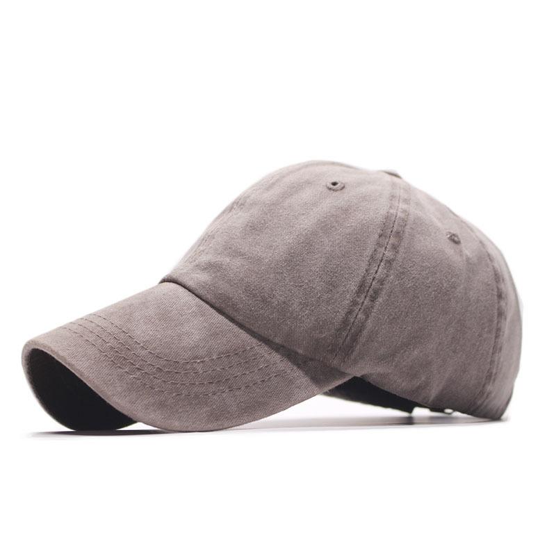 Simple light board fashion cap washed baseball cap men's and women's outdoor sunshade casual hat tide