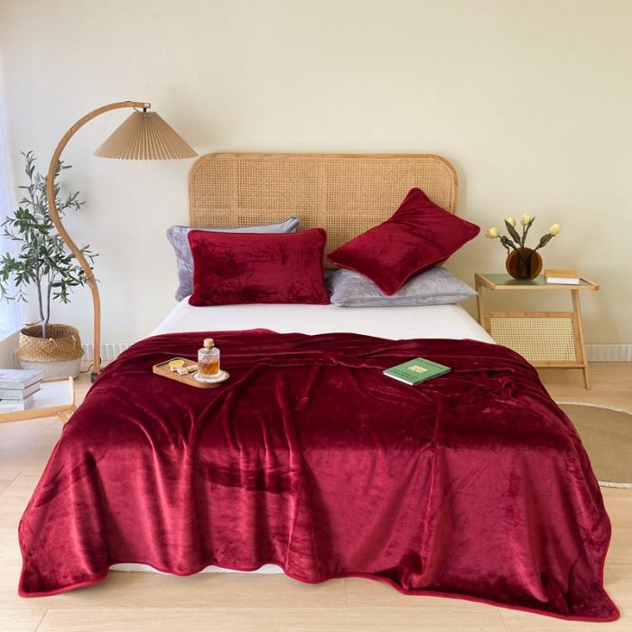 Фланелева флісова ковдра Тепла плюшева оксамитова накидка Темно-зелена постільна білизна Простирадло Покривало Домашній текстиль 200*230см Літня ковдра