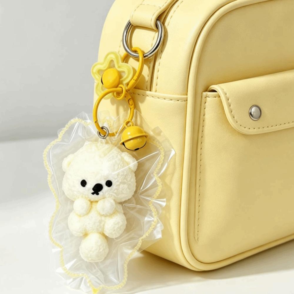 Squishy Pendant Kitty Squishy Keychain Soft Mochi Cat Fidget Toy  Desktop Decor