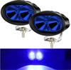 X-STYLE 20W LED Work Light, Blue Forklift Light, 12 V, 24 V, Narrow Angle,