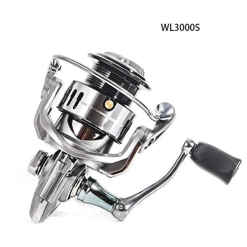 Mavllos WL Bass Spinning Reel Speed Ratio 5.2:1 Drag Power 5kg Metal Spool Lightweight Freshwater Carp Spinning Fishing Reel