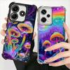 Weird Psychedelic Mushroom Soft Phone Case For Xiaomi Redmi Note 14 15 Pro Plus 13 12 11S 11T 5G 10 9S 9 Plating Anti-Fall Funda