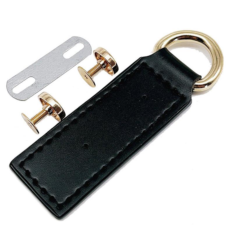 

2PCS Leather Sewing On Leather Snaps Fasteners Replacement Bag Buckle DIY D Buckle PU Handbag Parts Backpack Block Lock Bag Part