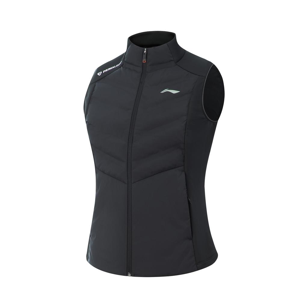 Li Ning Running Series Stand Collar Logo Vest Women Vests AMMV022-1