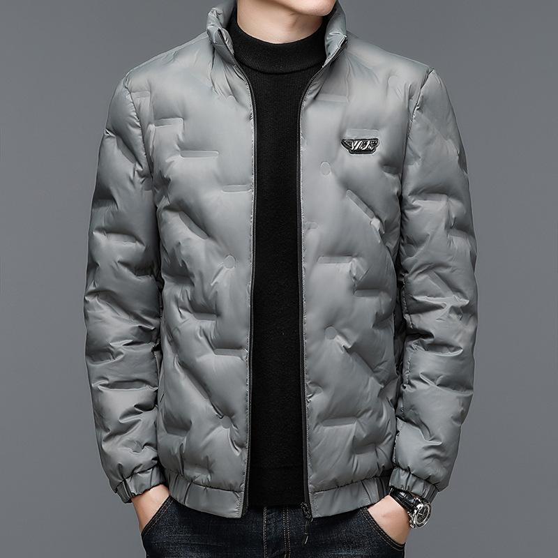 

Зимняя мужская пуховая хлопковая куртка Утепленная теплая хлопковая одежда Повседневное хлопковое пальто Мужская короткая хлопковая куртка XXXXXL