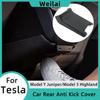 Model Y Juniper Anti Kick Covers for Tesla Model 3 Highland Armrest Box Rear Outlet Vent Trim Panel Anti-Scratch Car Accessories