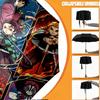 Custom Name Personalized Demon Slayer Print Umbrella, Auto Open Close, 8‑Rib Sturdy Frame, Commute Camping Hiking Use, Birthday Gift