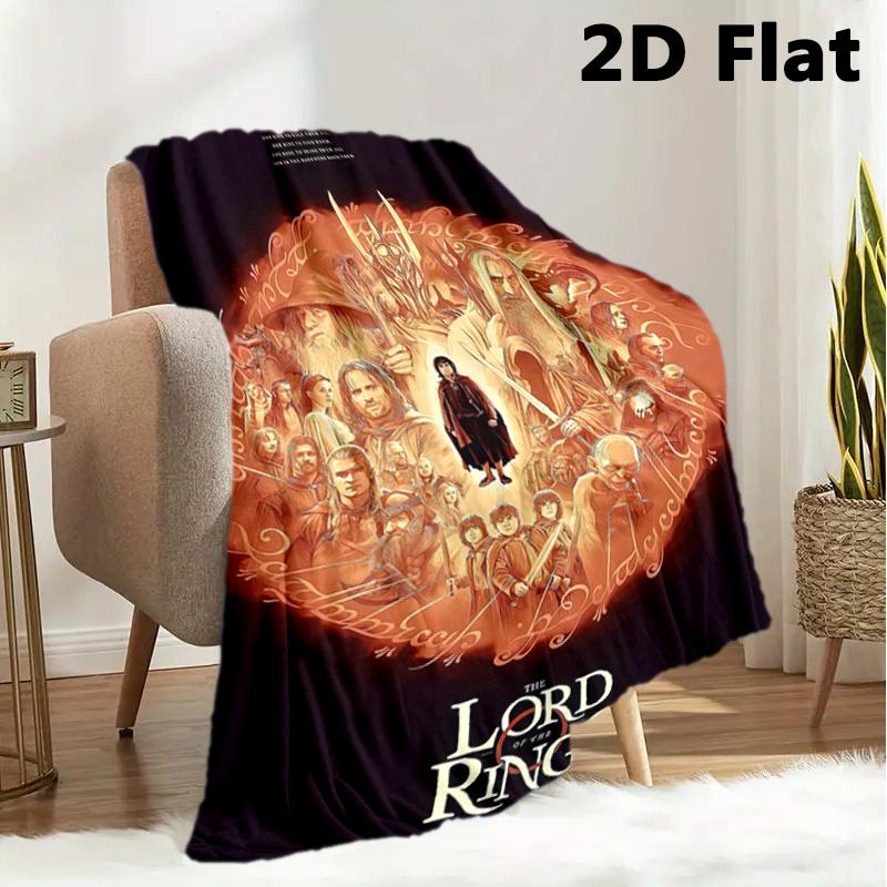 1PC The Lord of the Rings blanket, all-season lightweight home office outdoor nap multifunctional blanket, Christmas gifts