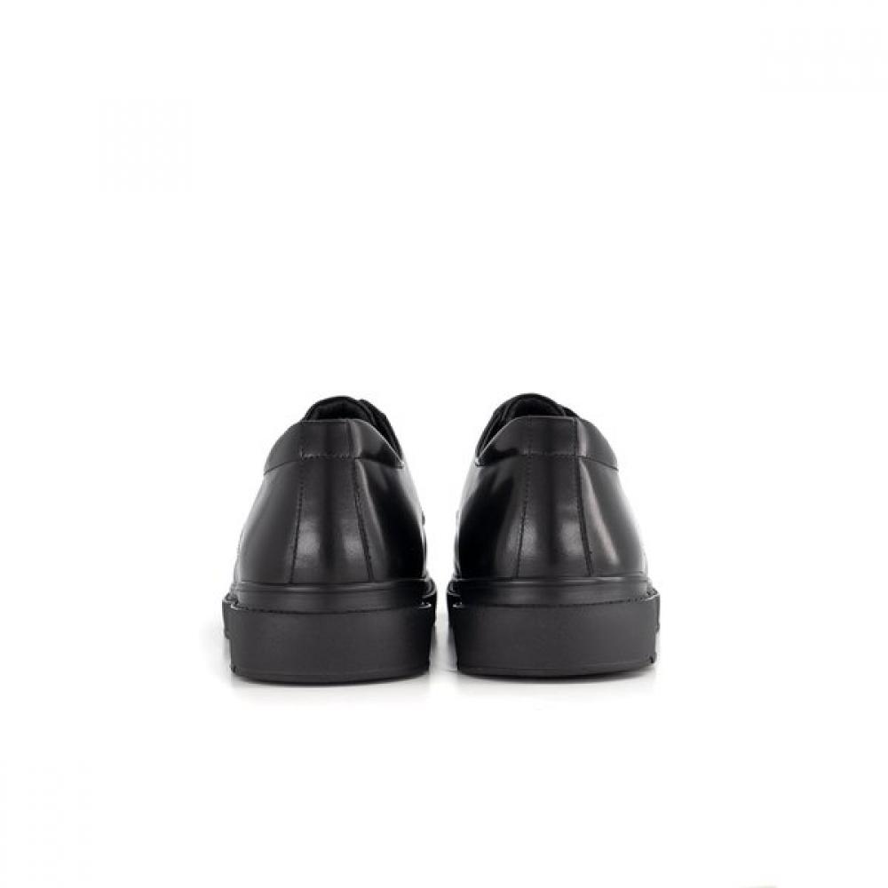 Daks Men S U Tip Comfort Clipper Derby ShoeS  Black  dmx514kS10