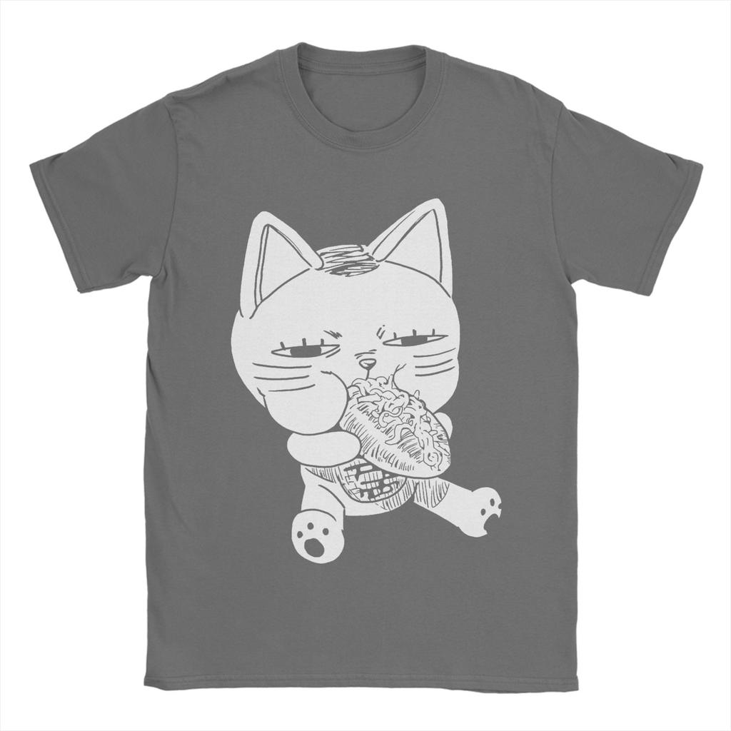 Printed Dandadan Turbo Cat Glizzy T Shirt Men's Crewneck Short Sleeve Clothing 100%Cotton Summer Top Tee