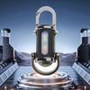 Rechargeable LED Keychain Multifunctional Work Light Keyring Practical Inspection Light Key Chain for Outdoor Activities